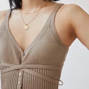 NWT • Anthro Pilcro Knit Sweater Tank Top